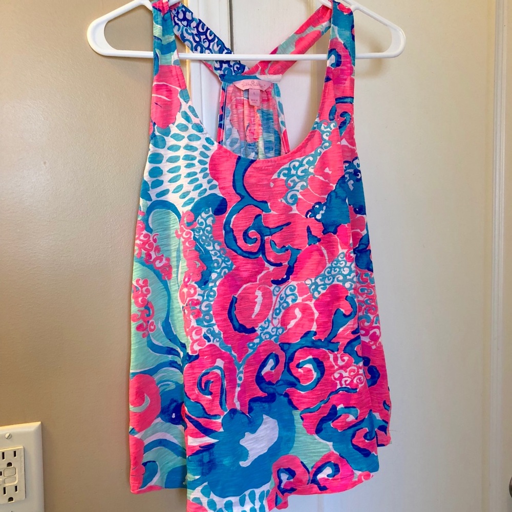 Lilly Pulitzer racerback tank top